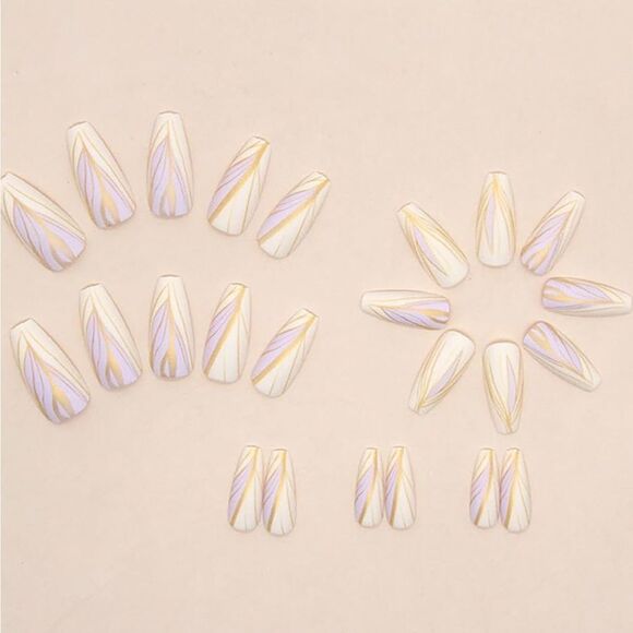 TBRZTR Press on Nails Medium, Artificial Acrylic Fake Nails - Picture 2 of 3